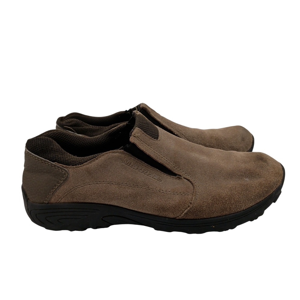 Merrell Novica Moc Brown Suede Leather Slip On Shoes Womens 5W MY54412